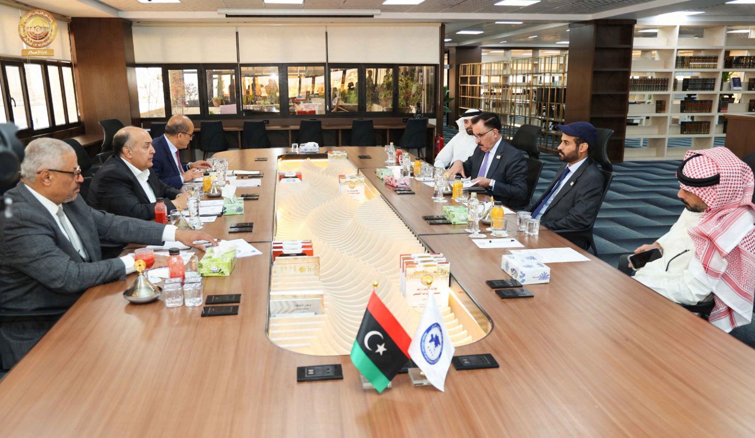 The First Deputy President of the Asian-African Parliamentary Council Holds a Meeting with the Head of the Libyan House of Representatives Administration to Coordinate the Second Conference in Benghazi