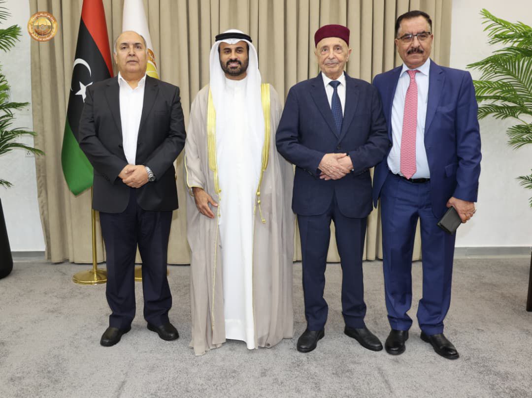 Speaker of the Libyan House of Representatives Meets the First Deputy Speaker of the Afro-Asian Parliamentary Council